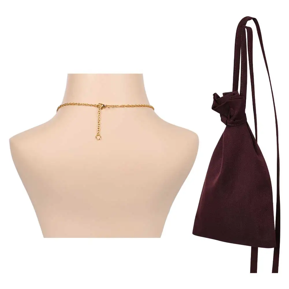 فيلم التلفزيون ساندمان تأثيري حلم قلادة الرمل اكسسوارات طقم ملابس تمويه هالوين كرنفال لعب الأدوار الدعائم للنساء