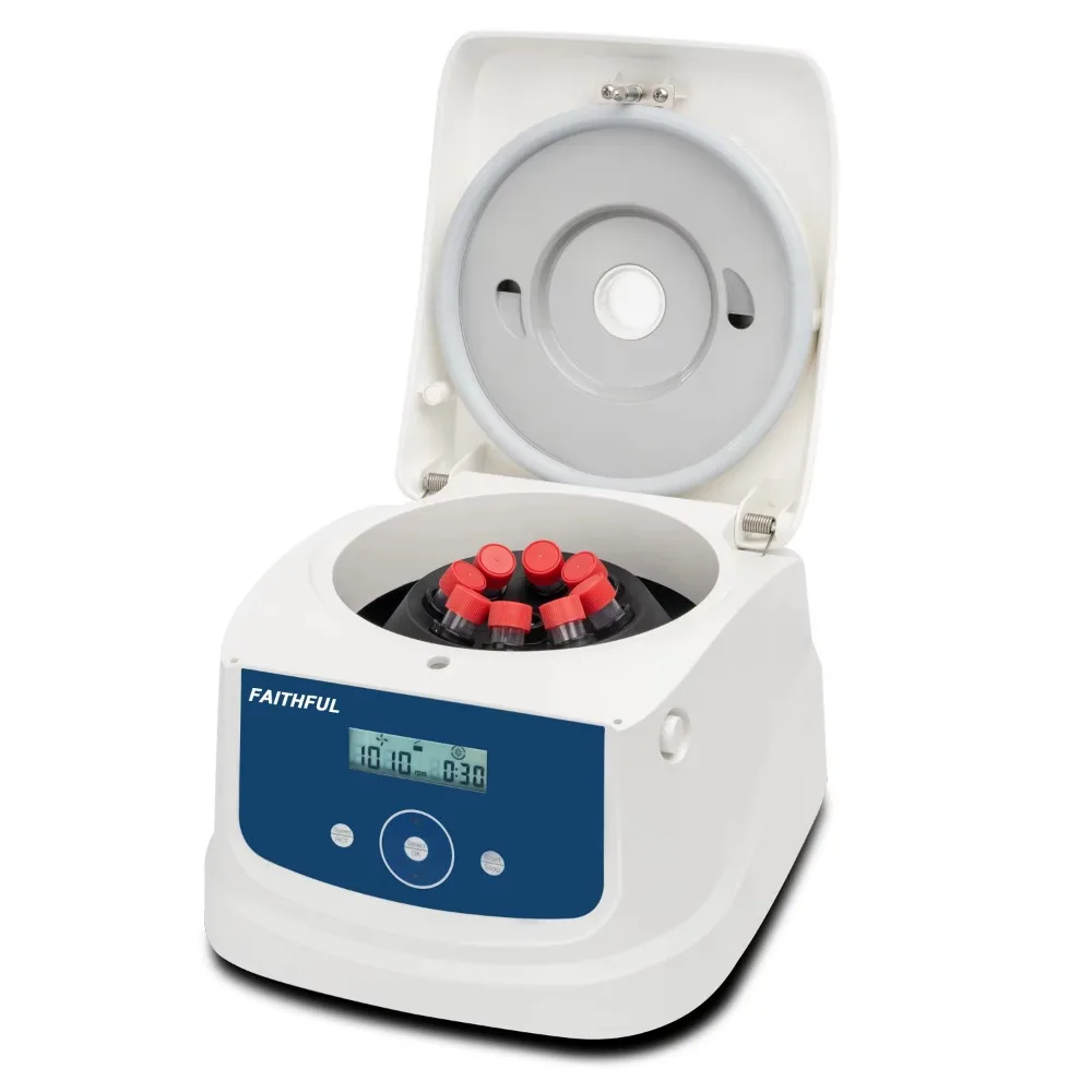 Q0408E Low Speed 300-4000rpm Laboratory Centrifuge 8*15ml rotor capacity Centrifuge Machine