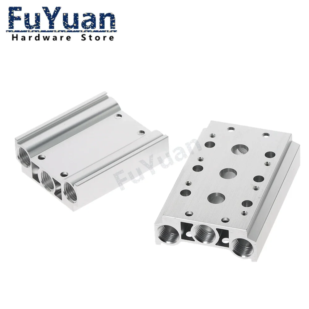 4v210-08 4V230 4v220 1/4 "صمامات مشعب عادم الهواء 200M-2F/3F/4F/5F/6F/7F/8F لوحة صمام الملف اللولبي بقاعدة هوائية
