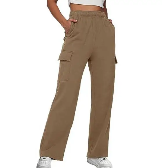 

2025 New Autumn/winter Work Pants Solid Color High Waist Slimming Design Pocket Women's Pants