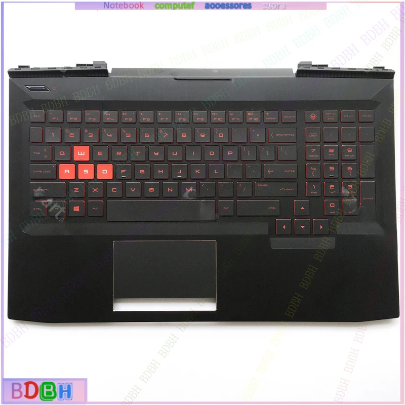 Palmrest With Backlit Keyboard Touchpad For HP Omen 15-CE 15-CE019DX 929479-001