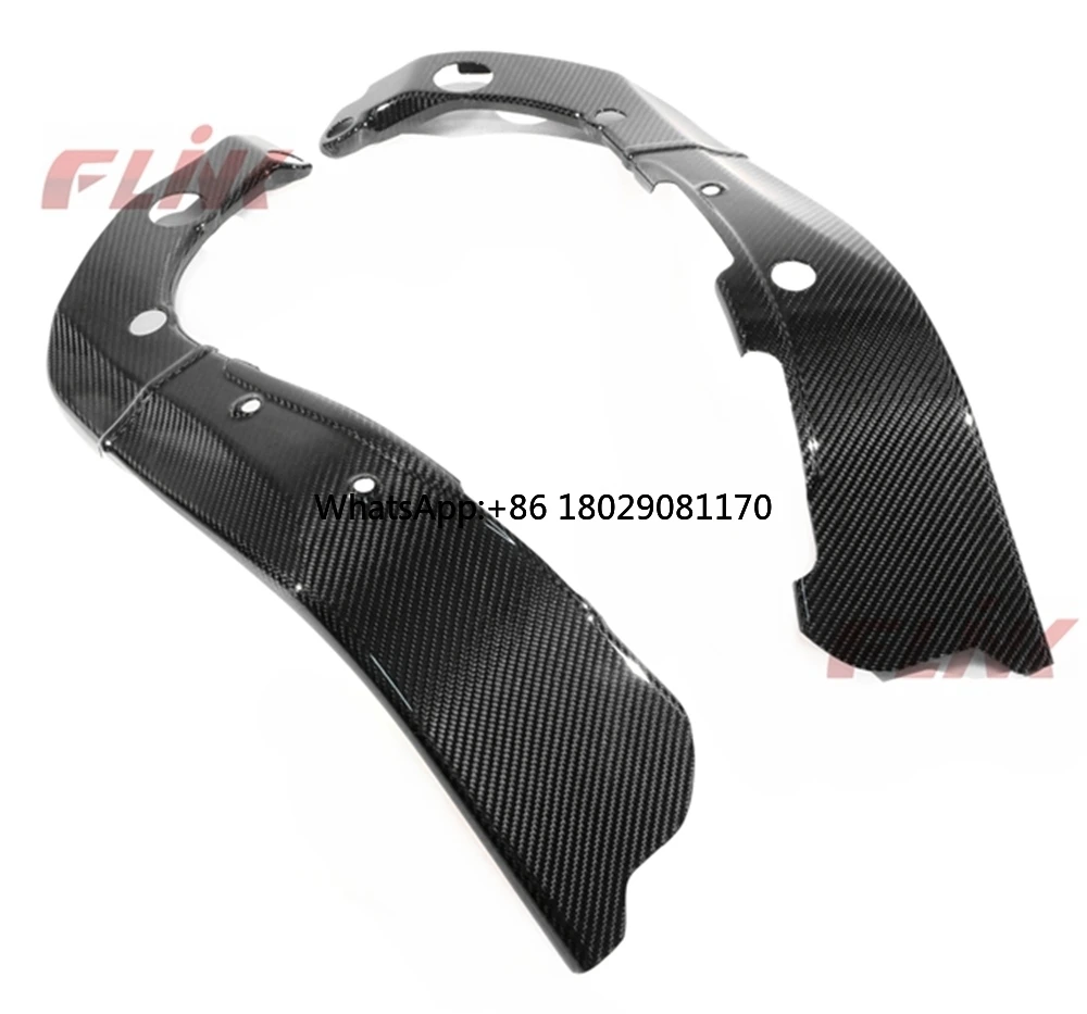 100% parte completa in fibra di carbonio accessori per moto copri braccio oscillante protezione Cowl per Yamaha R6 2017 +