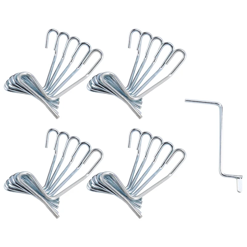 

J1UL1N Набор натяжителей колючей проволоки, инструмент для ремонта забора, поставляется с вспомогательным ключом, простая установка