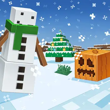 Nová hračka Mattel Minecraft Vánoční sada kalendářů objevů Panenky Herní figurky Hračka Modelová dekorace pokoje Na zakázku Dárkový poukaz pro chlapce 12 nejlepší prodej Adventní kalendář Minecraftu - №2