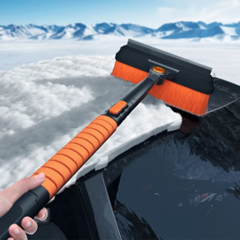 New 3/5 in 1 Car Ice Removing Brush Shovel Retractable Winter Snow Shovel Ice Removal Scraper Auto Cleaning Tool Accessories
