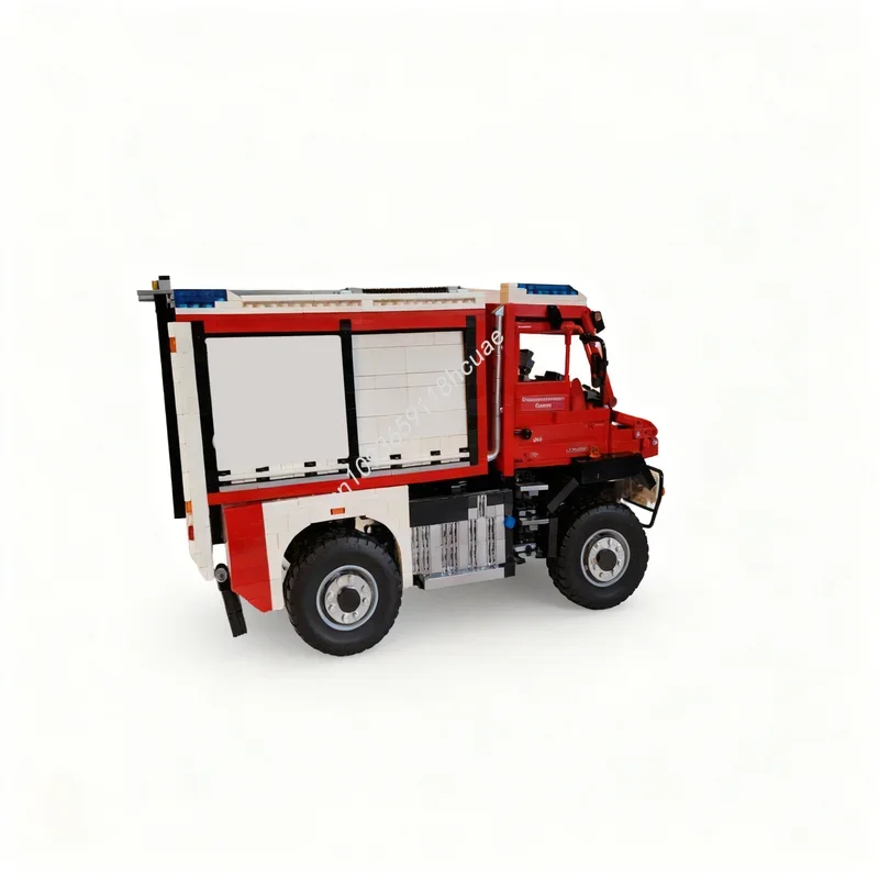 3904pcs MOC Unimog Fire Department Zermatt Technical Model Building Blocks Architecture Christmas Gift Toy Education Brick
