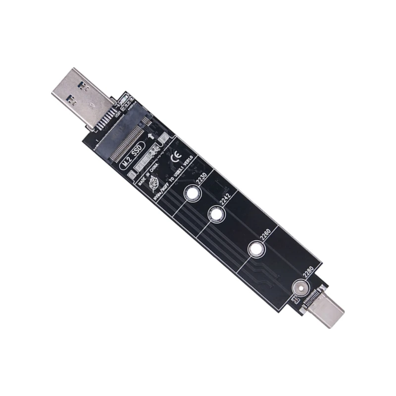 

NVME to USB Adapter M.2 NVME Hard USB3.1 Gen2 10Gbps USB to NVME Solid States Disk Reader for 2280 2242 Solid States Disk