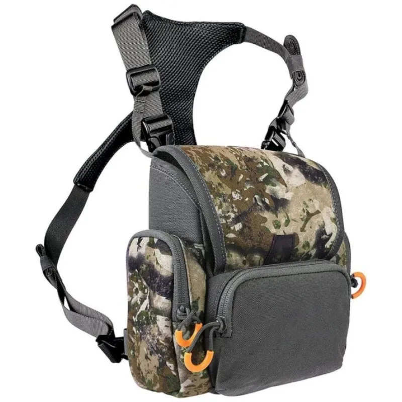 Outdoor Rangefinder Binocular Harness Chest Pack Waterproof Pouch Adjustable Large Capacity Carrying Case for Hunting Hiking