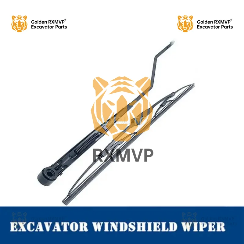 

For Hyundai R110 130 215 225 275 305 385-7 Excavator parts New Front Windshield Wiper Arm Wiper Wiper Rubber Strip High Quality