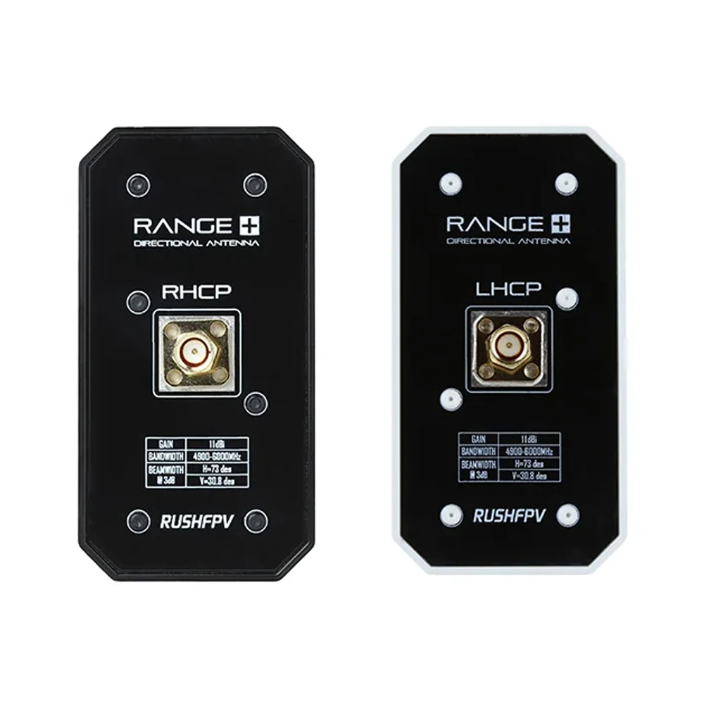 

Rushfpv Rush Fpv RANGE 5.8G Plus 2X Dual-Unit Patch Directional 11dBi SMA Antenna (RHCP/LHCP)
