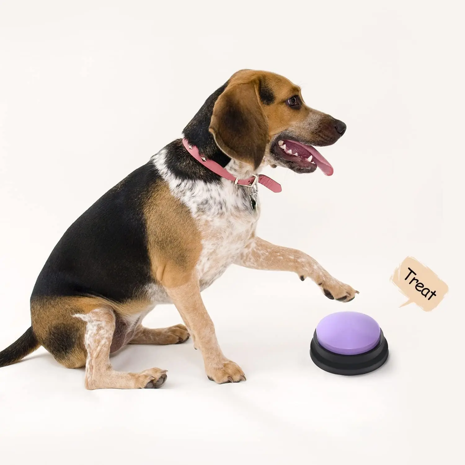 Voice Recording Button, Dog Buttons for Communication Pet Training Buzzer, 30 Second Record & Playback  sound button