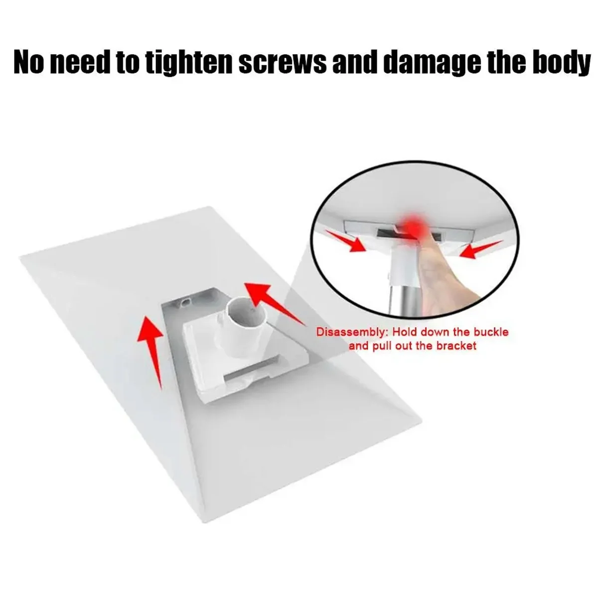 For Starlink Gen3 Pipe Adapter Round Tube Plastic Adapter