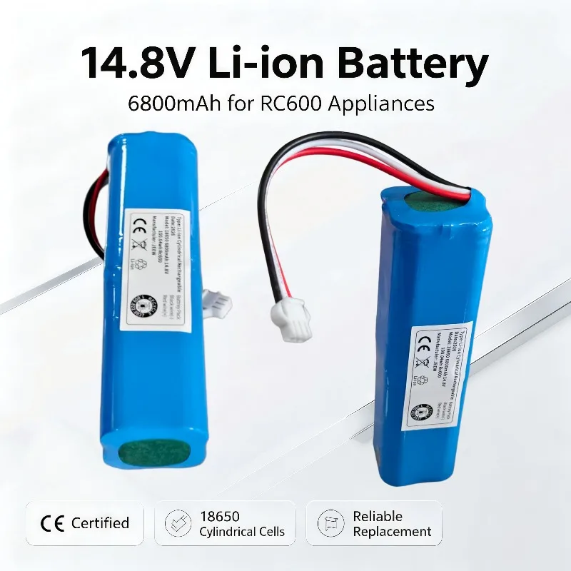 18650 14.8V 6800mAh New Rechargeable Battery Durable Power Supply For Robot Vacuum Cleaner Household Electronic Products