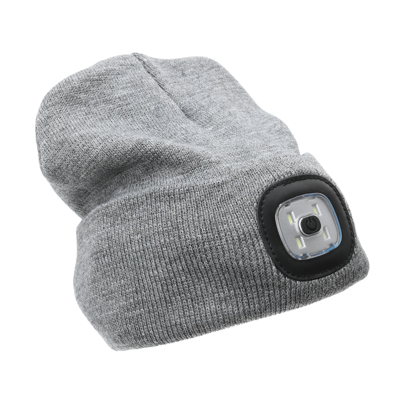 

Glowing LED Light Adjustable Rechargeable Night Run Luminous Hat Camping Dark Grey Acrylic USB Hat Outdoor Activity Kids Adults