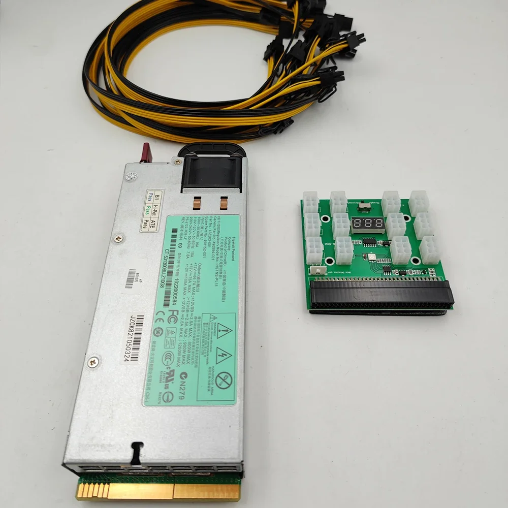 490594-001 498152-001 17pcs PCIe 6PIN To 6+2PIN Power Cable 1200W HSTNS-PL11 Power Supply