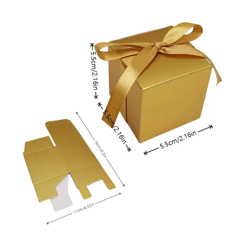 10/30Pcs Falten Kleine Geschenk Boxen Kosmetik Papier Box Kerze Süßigkeiten Hochzeit Business Geschenk Verpackung Boxen Geburtstag Party liefert – Detail 2