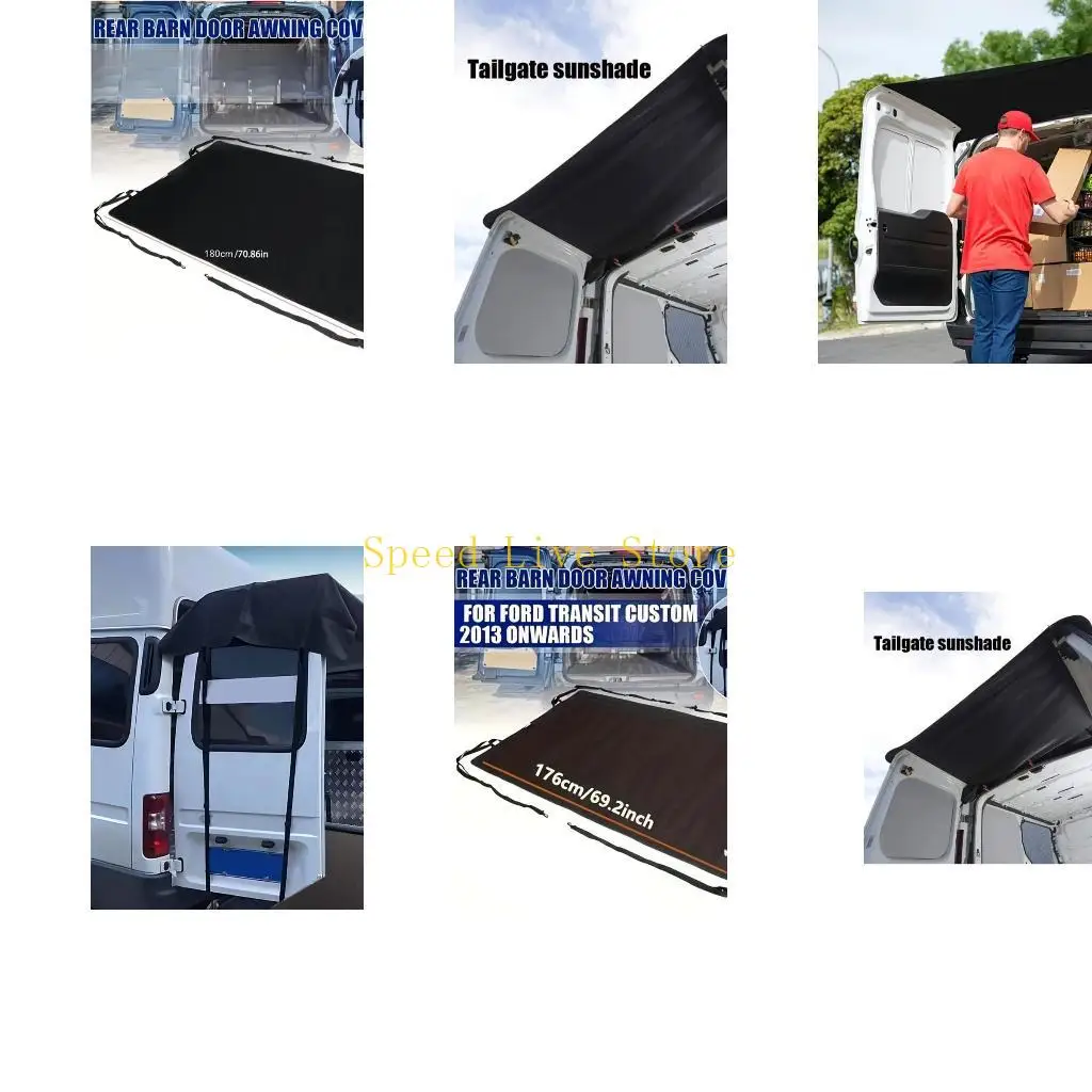 

547C износостойкий усиленный универсальный автомобильный солнцезащитный козырек, складной дизайн для задней двери автомобиля,