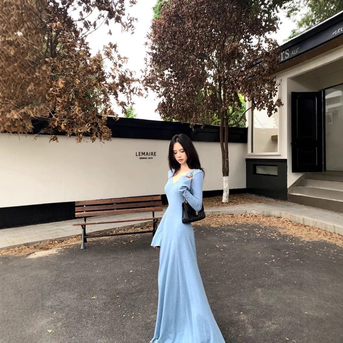 Kleider für Damen, junge Dame, Frühling, Modal, Ditsy, abgeschnitten, Smock, gebundene Taille, A-Linie, Picknick, Mori-Mädchen, künstlerisch, Jugend, Weihnachten, einfach