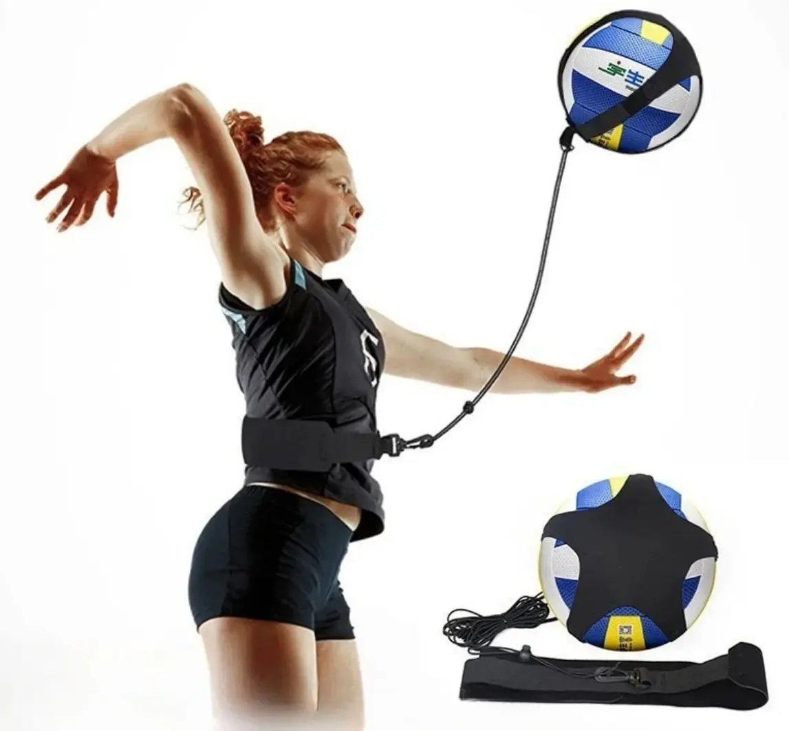 Volleyball Football Training Belt Soccer Ball Kicking Belt for Adult Kids Football Trainer Mat Football Training Equipment