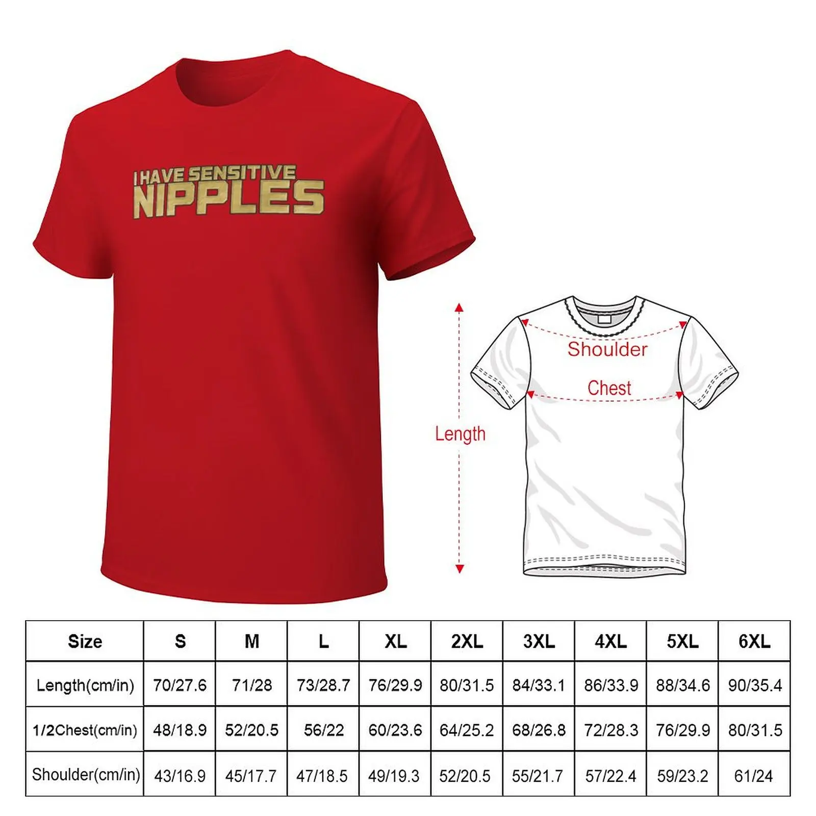 I Have Sensitive Nipples T-shirt customizeds shirts graphic tees oversized tops plain white t shirts men