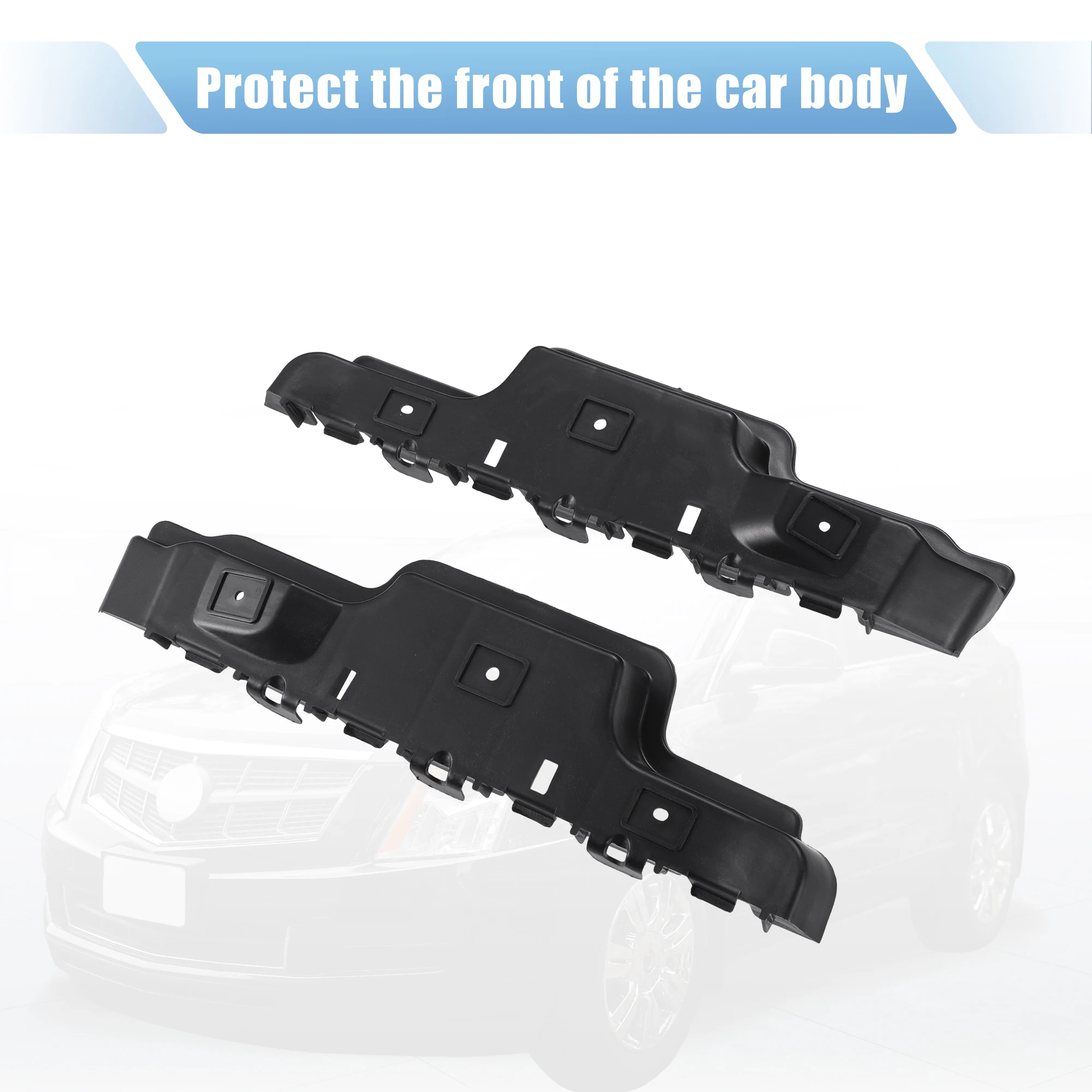 X Autohaux 1 Pair Front Left Right Bumper Bracket No.22806472/22806471 for Cadillac SRX 3.6L V6 - Flex, 3.6L V6 - Gas 2016