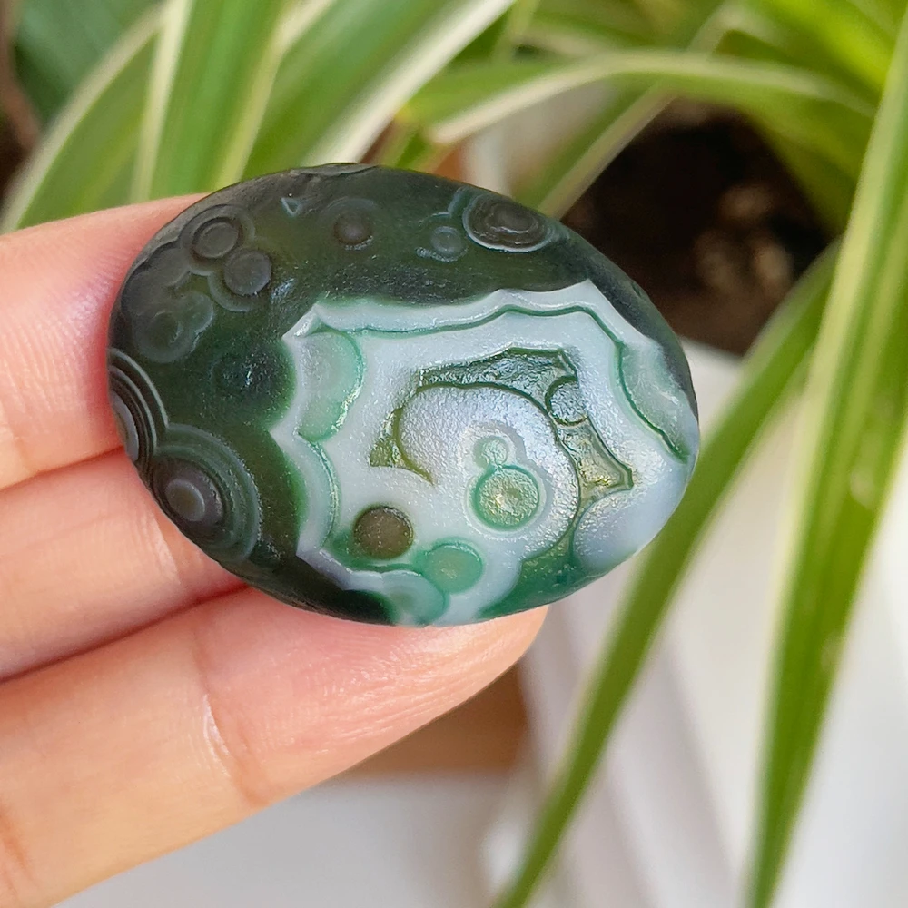 مجوهرات الحجر الطبيعي النقي الكسا العين العقيق حجر رائع حجر الخرز DIY بها بنفسك صنع المجوهرات الأحجار الخام ديكور المنزل