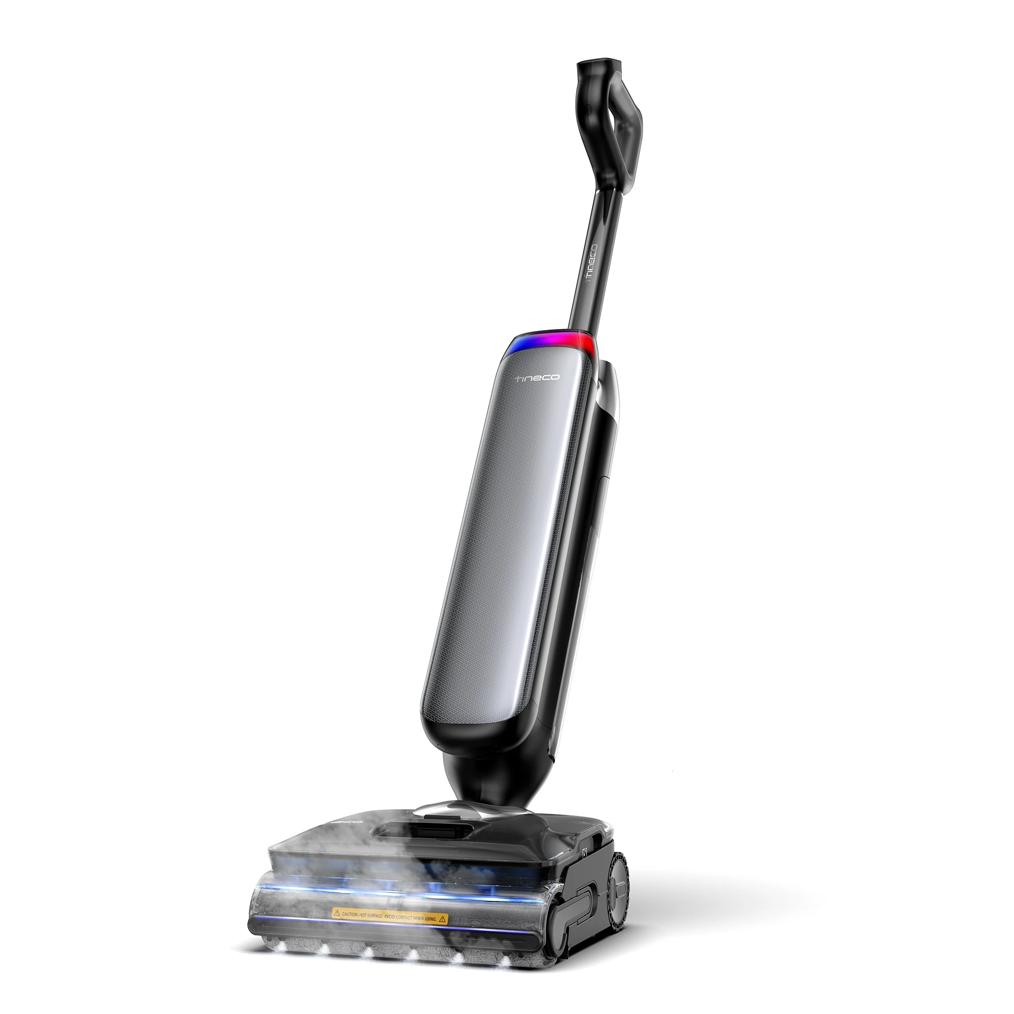 Tineco Floor One S9 Artist Steam Pro, Odkurzacz do pracy na mokro i na sucho, Odkurzacz parowy Hypersteam 160 ℃, funkcja Reversescrub, czas pracy 90 minut, funkcje Flashdry i Silentdry, system — 2