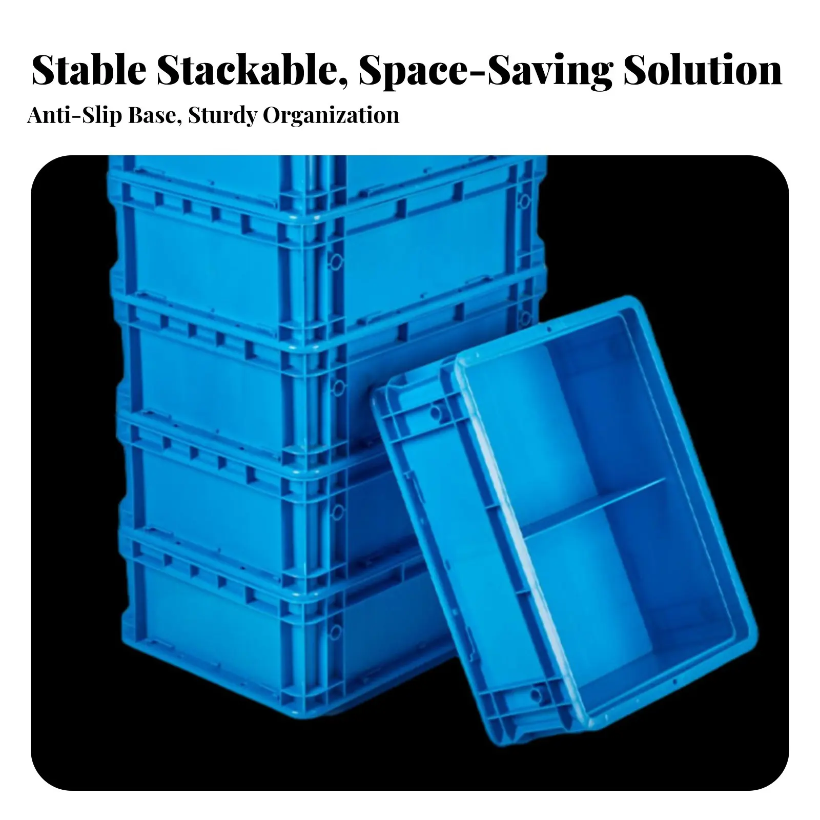 

Adjustable Compartment Box Transparent Lid Parts Organizer Stackable Design firm for Hobbyists, Workshop, Garage, Shed