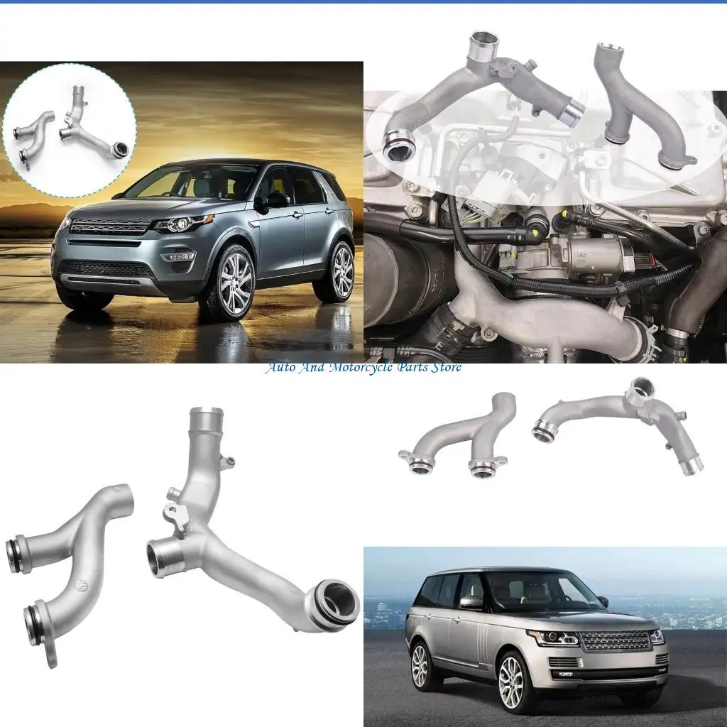 

P9FD LR090630 LR092992 Coolant Outlet Pipe Thermostat Top Hose Crossover Hose for 3.0L 5.0L Engines Part Enduring