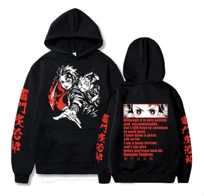 Demon Slayer: Kimetsu no Yaiba Anime Kapuzen-Sweatshirt Hoodie für Herren und Damen 2026 Neuheiten Herbstkollektion