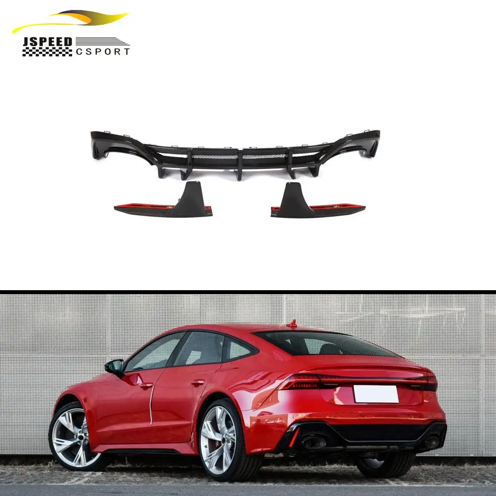 

Suitable for The carbon fiber rear diffuser Suitable for the 4-door Audi RS7 SPORTBACK hatchback 2020-2021