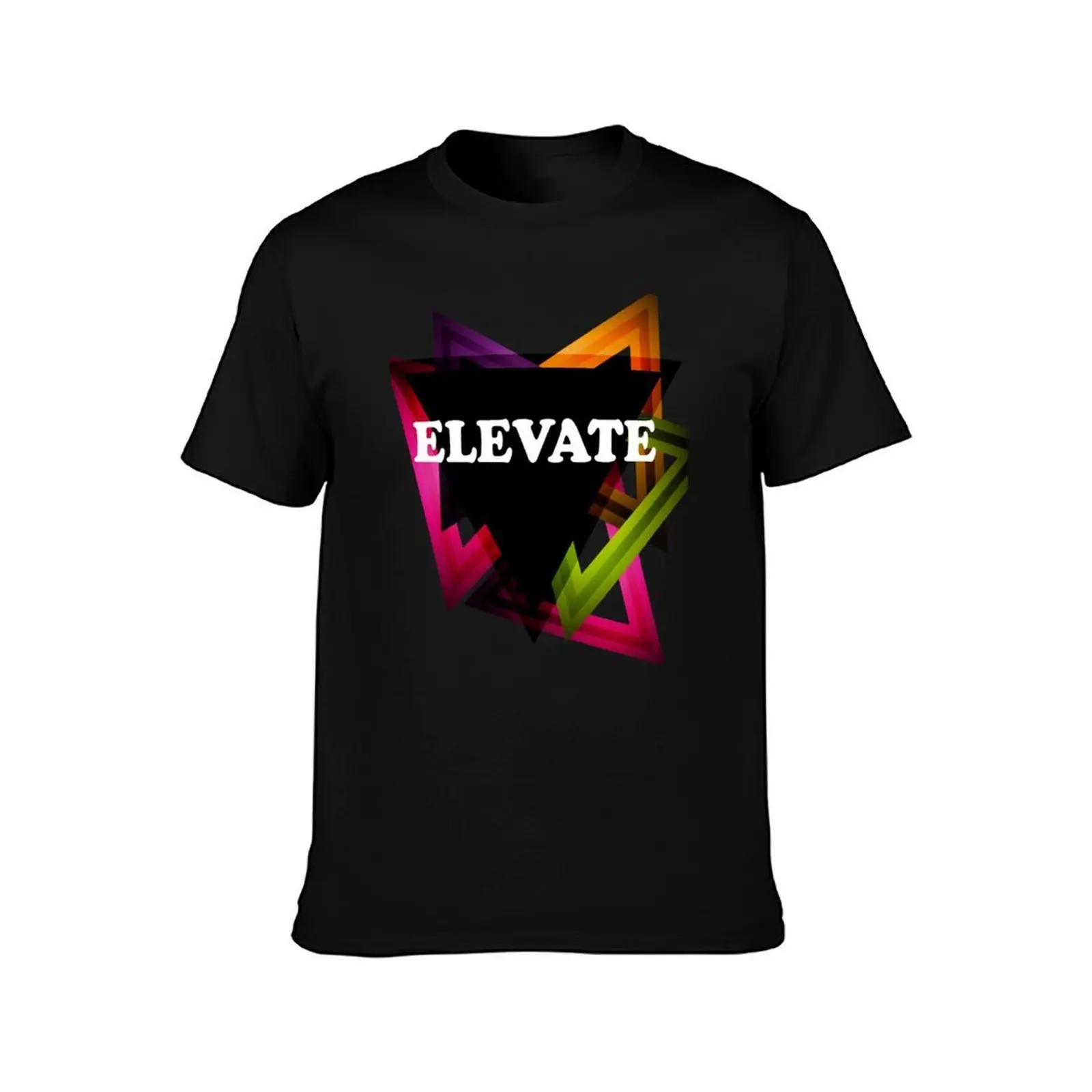 Elevate Essential DRP T-Shirt, Summer Casual Cotton Tee, Oversized Streetwear Tops, Vintage Graphic Print, Unisex Men Women
