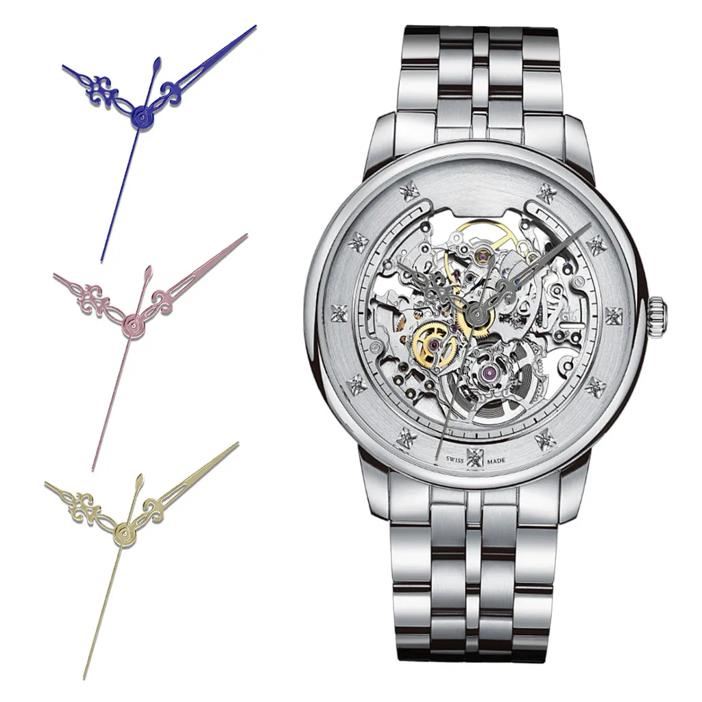 Snowflake Hands NH35 Hands Gold Rose Blue Silver No Luminous Hands Suitable for NH35 NH36 4R 7S Movement Watches Accessories