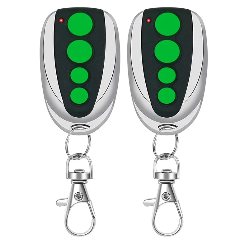 For TOPENS M12 Gate Opener Remote Control 4-Button Transmitter For Automatic Swing Sliding Gate Opener,433.92MHZ, 2 Pack