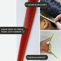 1/4/5PCS Barber Side Corners Fade Combs Pro Tapered Haircut Combs For Men Women Heat Resistant Smooth Hair Comb Styling Tools 3