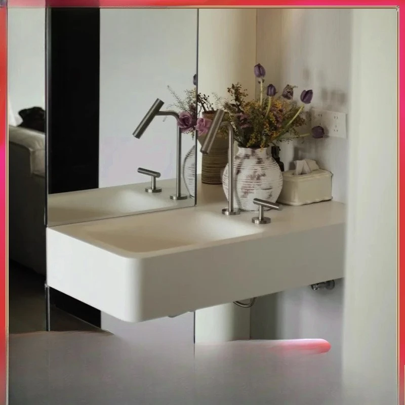 

Minimalist style import, integrated basin, bathroom, bathroom cabinet, washbasin, sink, washbasin.