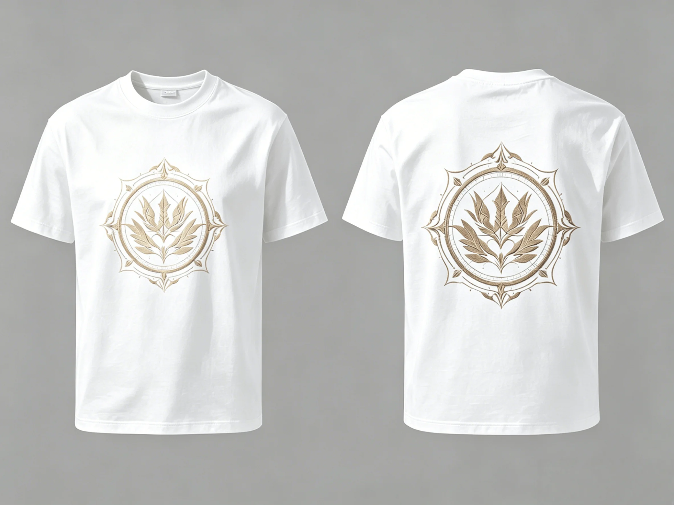 Men's Sacred Geometry T-Shirt Double Sided Print Vintage Mystical Symbol Gothic Tee Casual Streetwear | Ship from US Fast Delivery