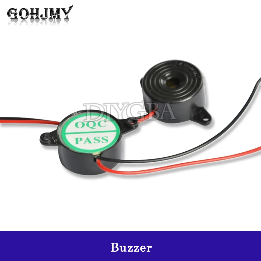 5PCS SFM-20B Durable 3-24V Piezo Electronic Buzzer Alarm Continuous Sound Buzzer for Arduino Van DC3-24V Active