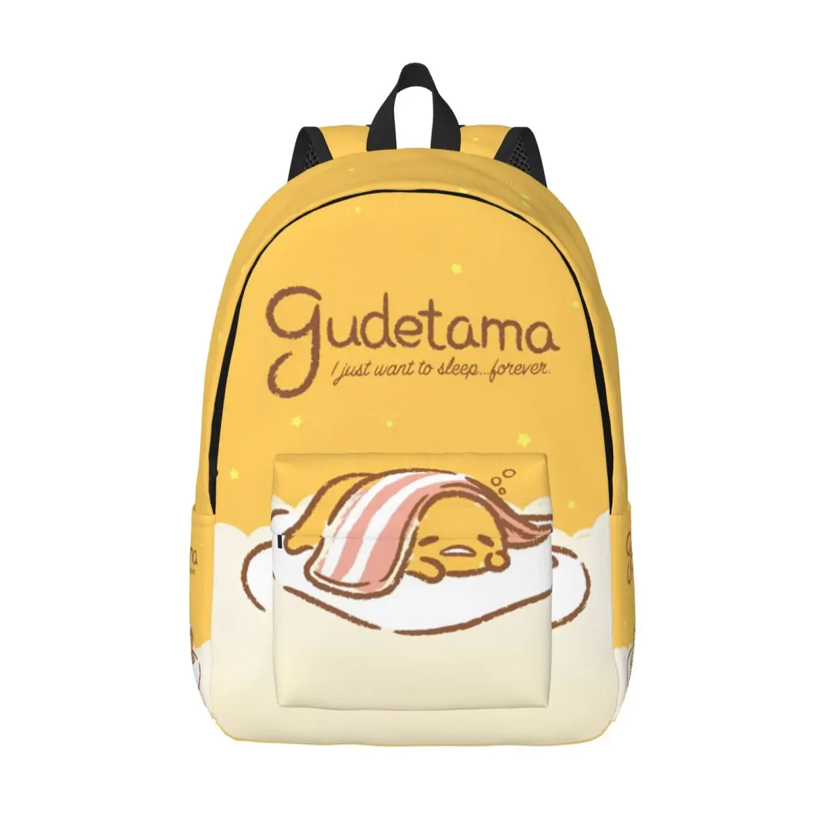 

Рюкзак с героями мультфильмов Gudetama Lazy Egg для мужчин и женщин, повседневный школьный деловой рюкзак для сна, сумка для ноутбука, уличная сумка