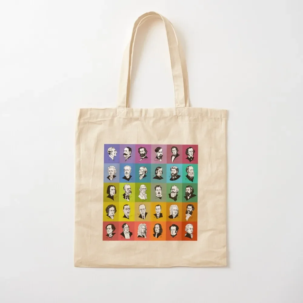 

Great composers (multicoloured version) Tote Bag Gift bags personalized tote bag Tote Bag