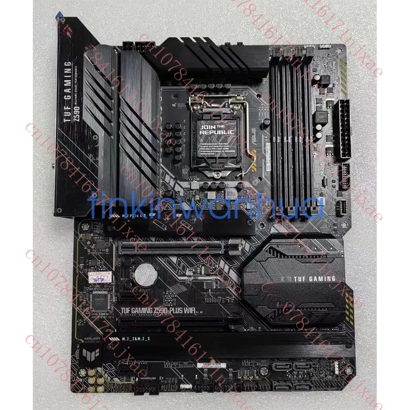 

used For ASUS TUF GAMING Z590-PLUS WIFI Motherboard LGA1200 PCI-E 4.0 3xM.2 DP+HDMI.