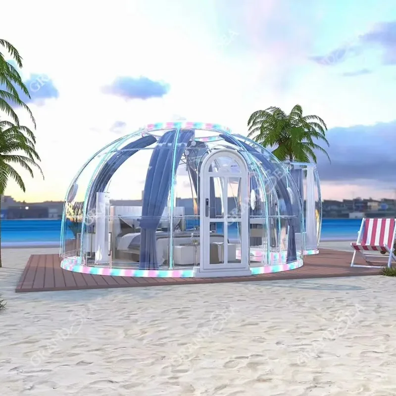 Outdoor Glamping House Customized Starry Sky Room Dome Tent Weather‑resistant Star View Shelter for Scenic Area Camping Venue