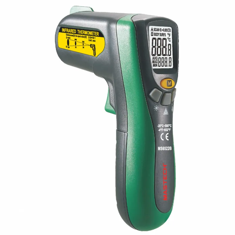 Non-Contact Infrared Thermometer Mastech Ms6520a (-20ºC A +300ºC) Mastech