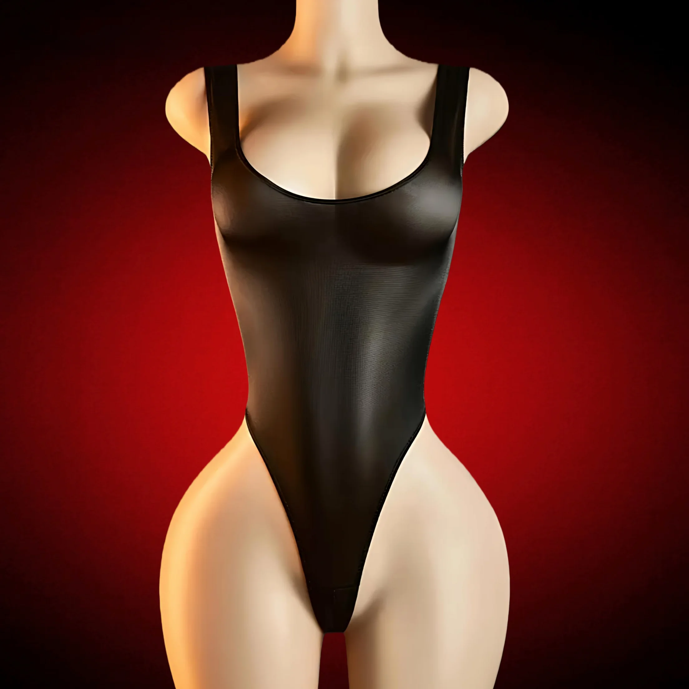 ชุดว่ายน้ำเอโรซ็อป ไฮ สปลิต สำหรับผู้หญิง แบบบาง เปิดเป้า ชุดว่ายน้ำหรือกางเกง ทำจากเส้นใยโพลีเอสเตอร์