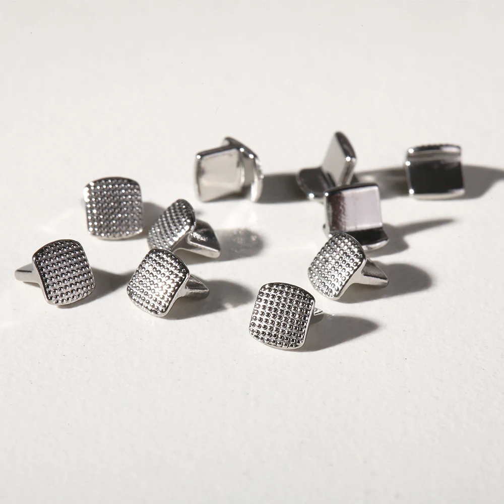 Zunge Tamers Biss Opener 10 teile/beutel Dental Kieferorthopädische Lingual Tasten Metall Bondable Mesh Basis Zahnmedizin Zubehör Materialien – Detail 4