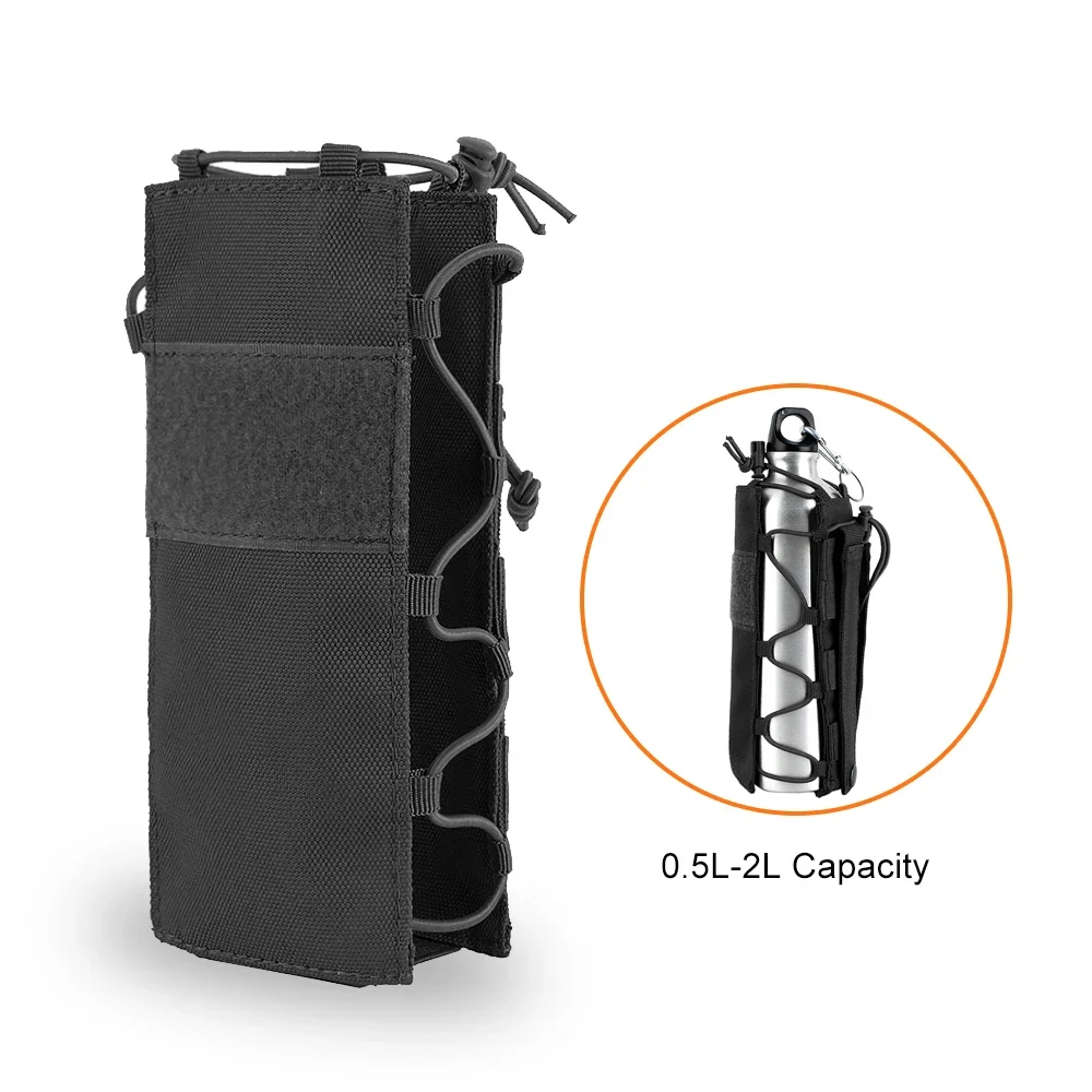 Bolsa táctica MOLLE porta botella para cinturón, camping y senderismo - imagen 4