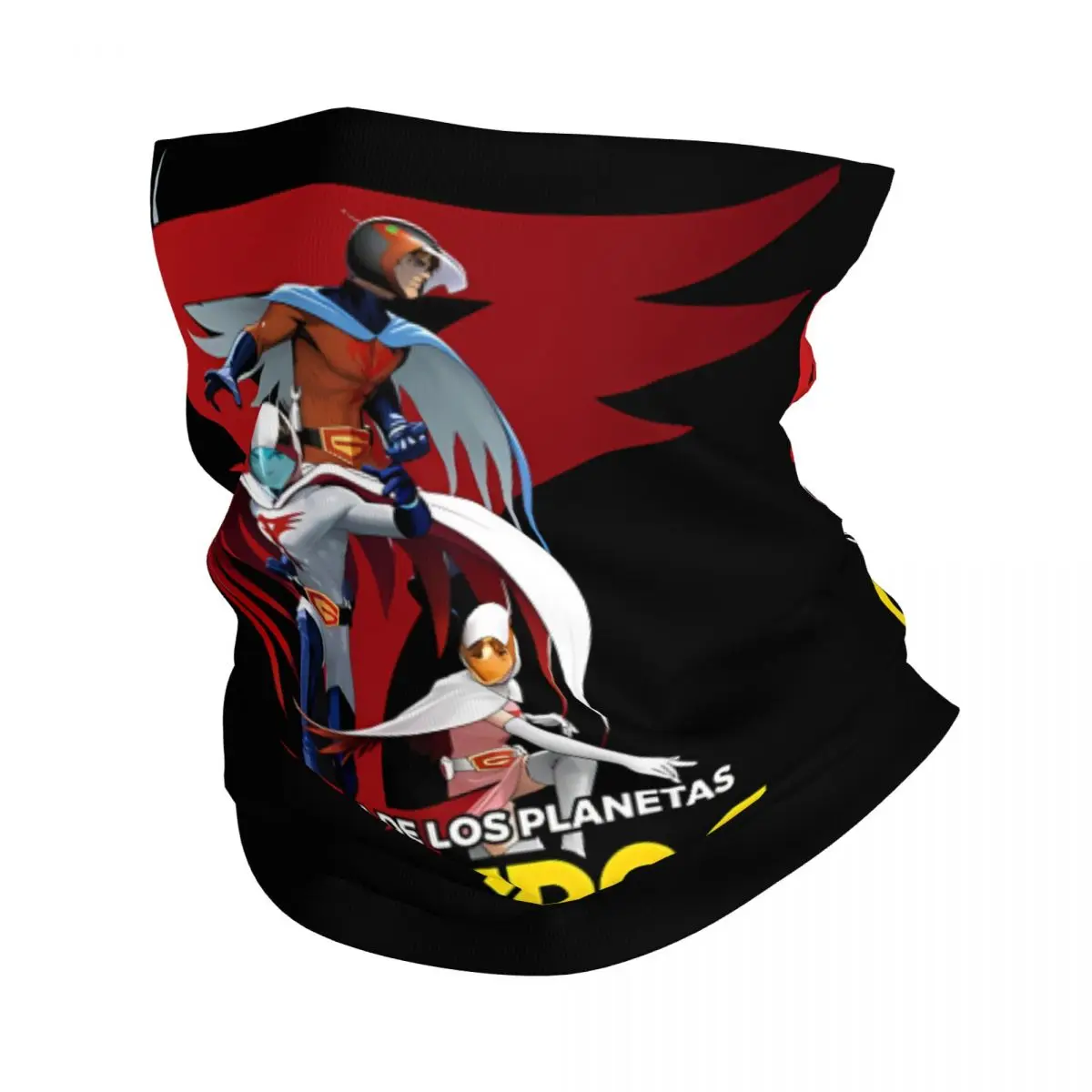 Fancy Bandana Neck Cover Motorcycle Club Science Ninja Team Gatchaman Face Scarf Running Unisex Adult Windproof