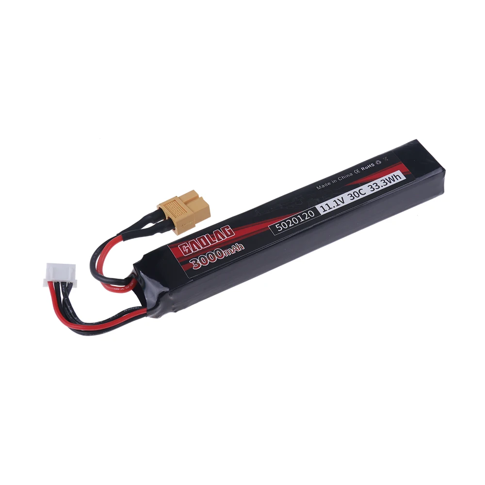 Water Gun Airsoft LiPo Battery 3S 11.1V 3000mAh 5020120 T/Small Tamiya Plug for Airsoft BB Air Pistol Electric Toys Guns Parts
