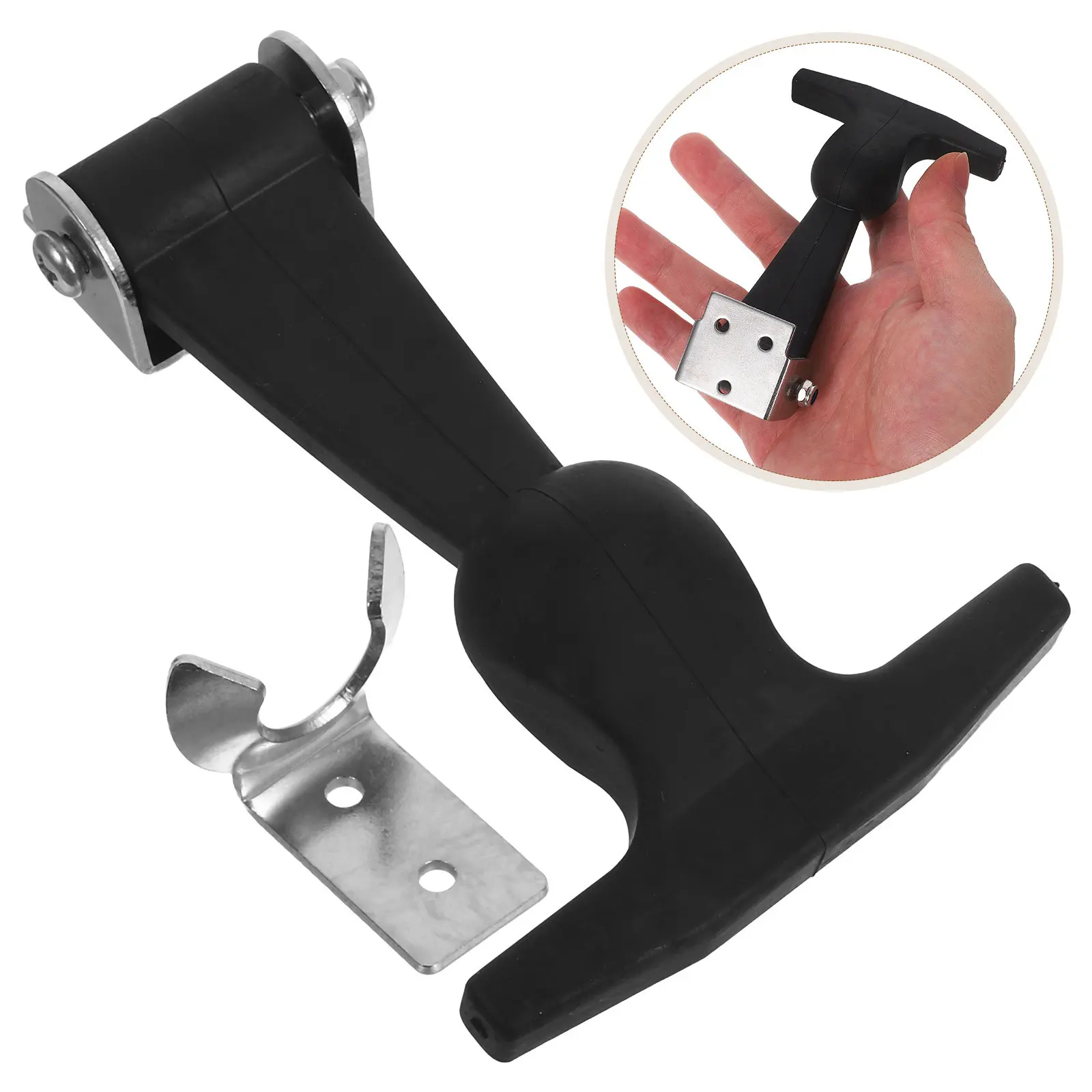 2Pcs Stainless Steel Box Latch Adjustable Locking Hasp Heavy Duty Industrial Tool Box Vehicle Engine Hood Closure