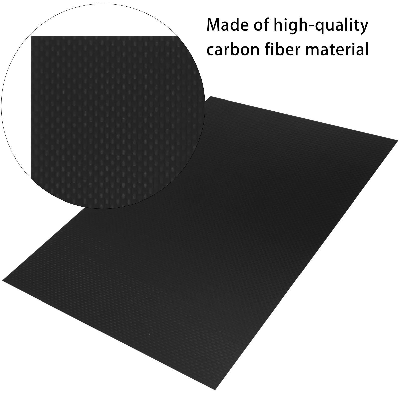 

3k Carbon Fiber Laminate Plain Weave Plate High Strength Lightweight for DIY Drone Helicopter Multicopter Frame Twill Matte